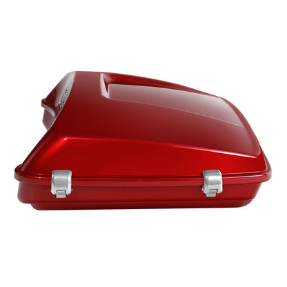 Razor Trunk with Backrest Pad for Harley Road Glide (2014–2024) Wicked Red