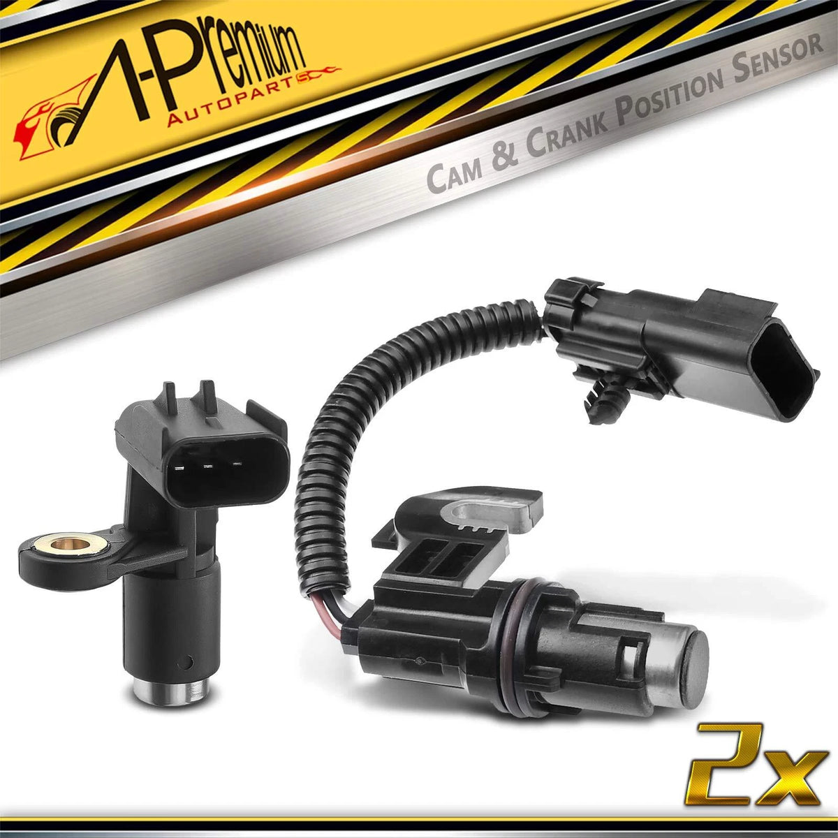 Camshaft & Crankshaft Position Sensor for Dodge Caravan (2001–2007) 4686353, 2W9Z6B2888AA, 2W9Z6B288AA, 4606829AA, 4609153AB
