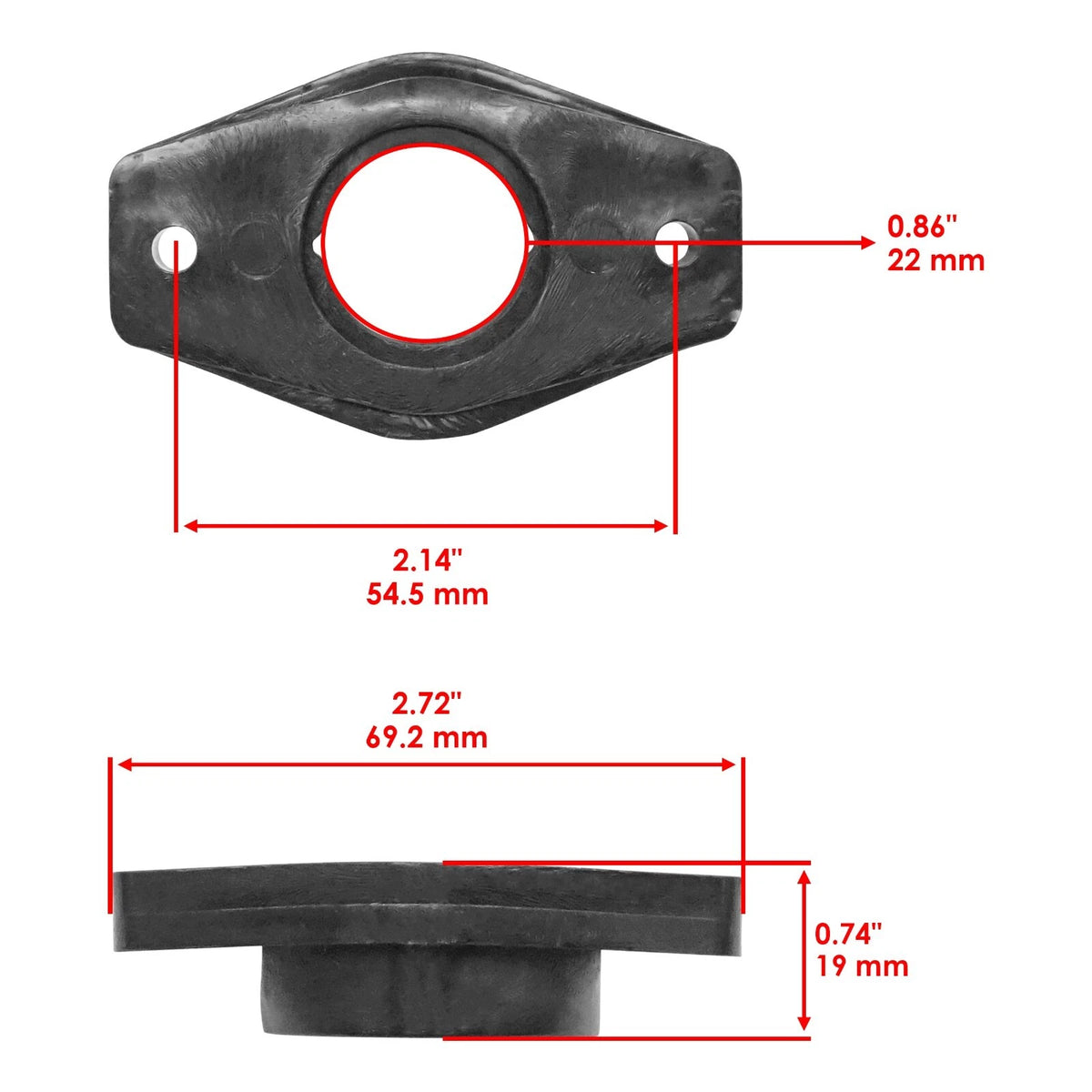 Steering Post Upper & Lower Bushings for Polaris Scrambler 500 (1997–2000) YI8460ZC104RO
