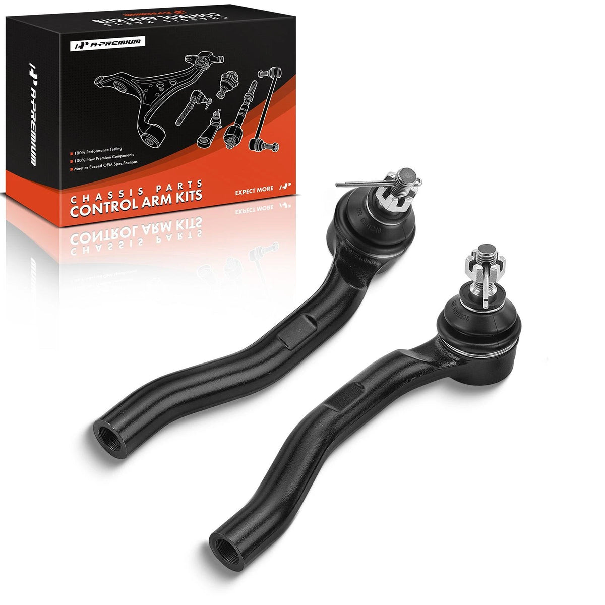 2X Outer Tie Rod End for Honda CR-V (1997–2001) - 53540S04003, 53540S04013, ES3332R