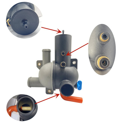 Manual Water Distribution Housing with Air Hose for Inboard (863802T2, 863444T2)