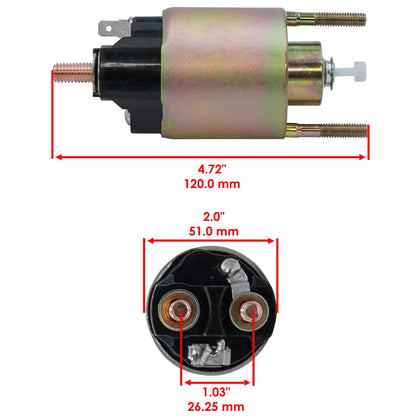 Engine Starter Solenoid for Kawasaki FD671D FD711D FD750D FD661D (ER2313RE401RL)