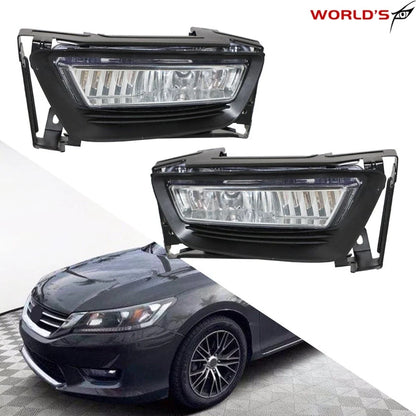 Set of 2 Front Fog Lights with Switch for Honda Accord Sedan (2013–2015)