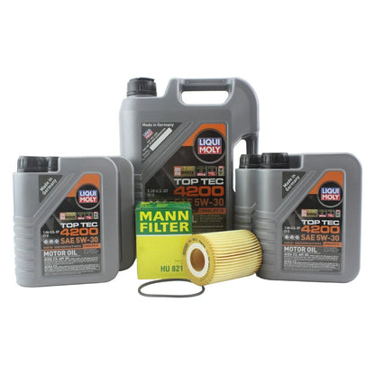 Liqui Moly Top Tec 4200 5W-30 Engine Oil Change Kit for Mercedes X164 ML320 ML350 (2006–2012)