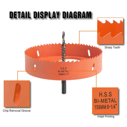 6.25 Inch Hole Saw for Recessed Lights (6-1/4 inch)