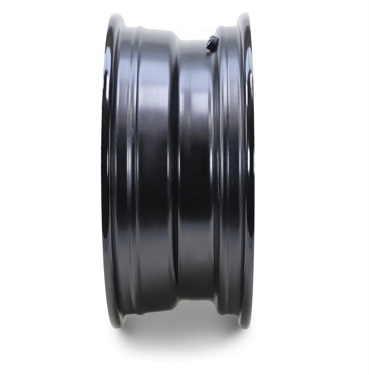 Set of 2 Libra 15 x 5 Trailer Wheels 5 Lug 5" Bolt Pattern Black Mod