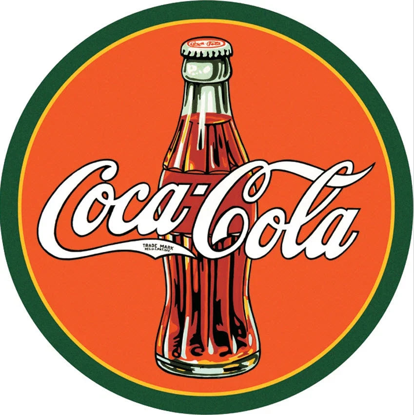 Vintage Coca Cola Tin Metal Sign 1069