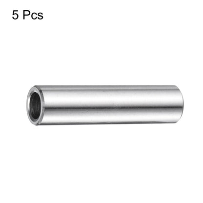 Set of 5 Stainless Steel Spacers 1/4" Bore x 3/8" x 1-1/2"