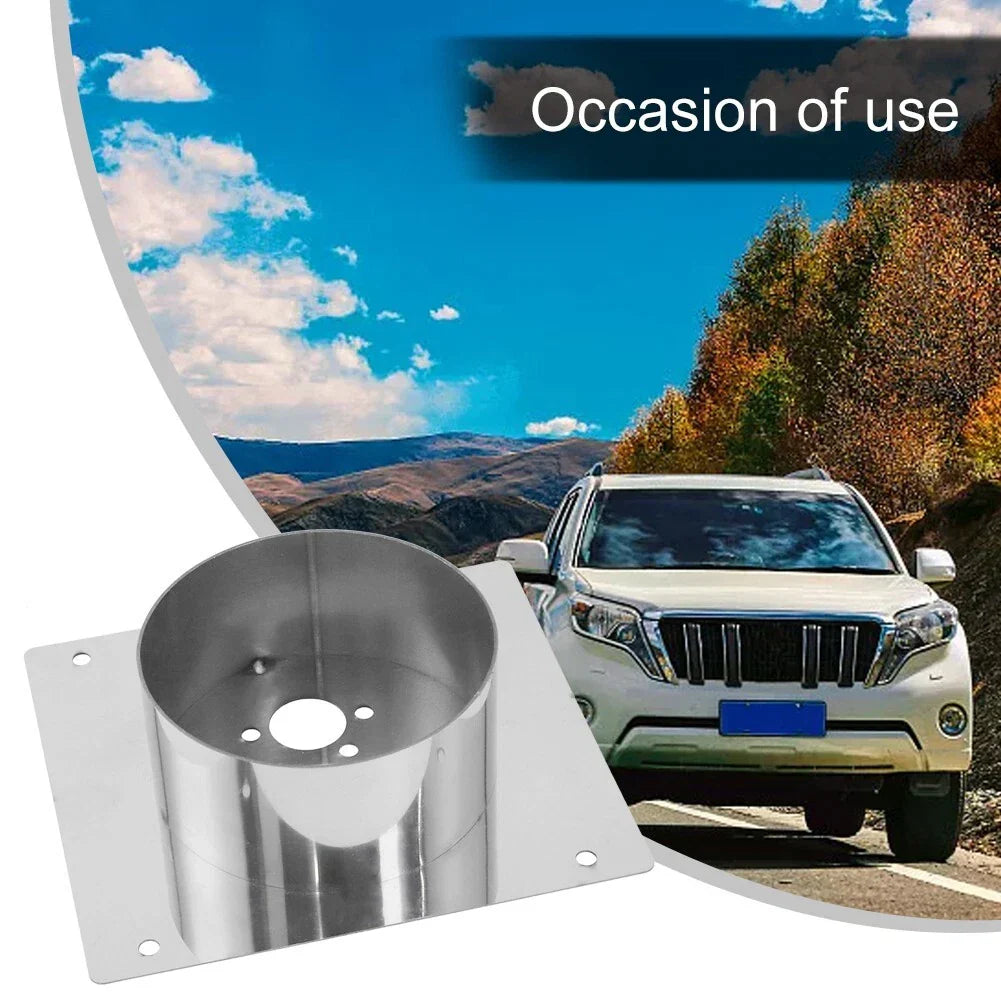 Turret-Planar 60mm Mounting Plate Stainless-Steel for Eberspacher Diesel Heater