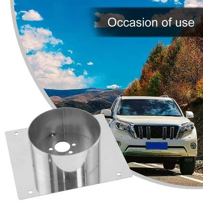 Turret-Planar 60mm Mounting Plate Stainless-Steel for Eberspacher Diesel Heater