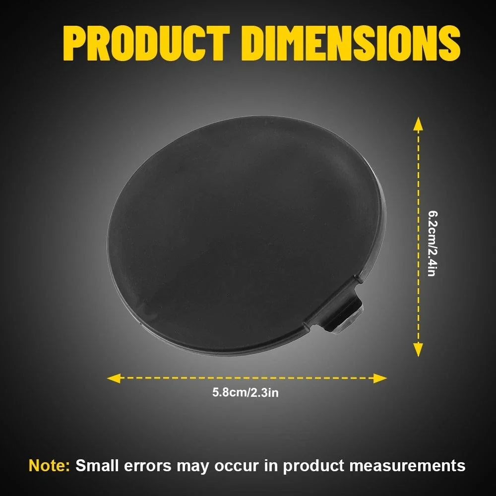 Set of 2 Rear Bumper Tow Hook Cover Caps for Mazda 3 (2014–2018)