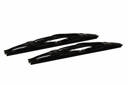 2PC Set of 16" Black Double Dual Blade Windshield Wipers for Universal (660)