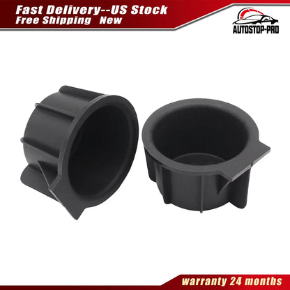 Set of 2 Front Center Console Cup Holder Inserts for Ford F150 (2009–2014) 9L3Z-1513562-CB, 9L3Z1513562CB
