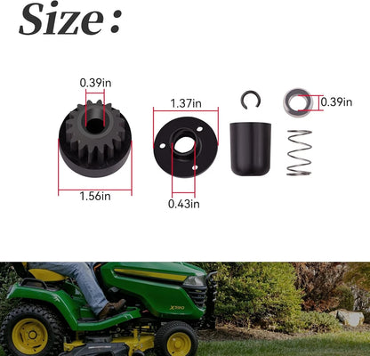 Drive Pinion Kit for Tecumseh TVM125-TVM140 HSK50-HSK70 H50-H70 CCW 16-Tooth