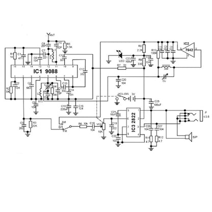 AM FM Radio Kit for Ham Electronic Assembly (DIY)