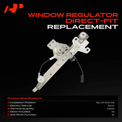 Power Window Regulator with Motor for Dodge Caliber (2007–2012) 5179957AA, 748-538
