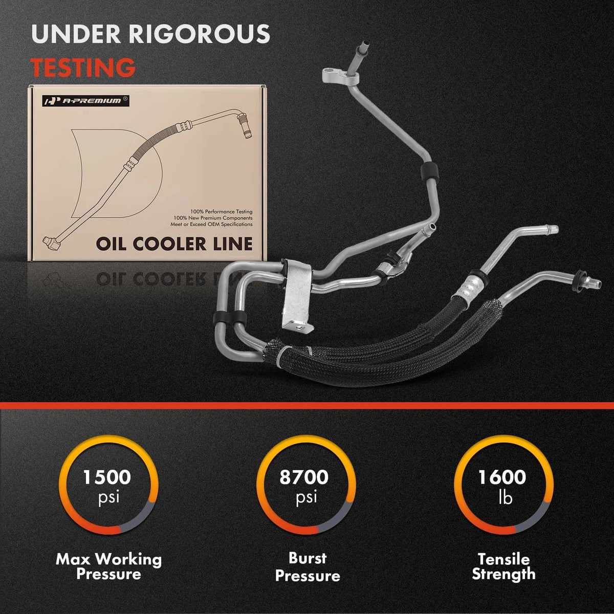 Inlet & Outlet Trans Oil Cooler Line for Chevy Equinox (2018–2020)