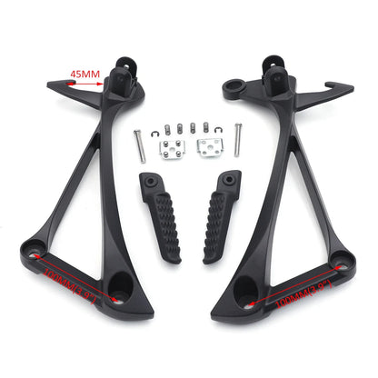 Rear Passenger Foot Pegs Bracket for Kawasaki Ninja ZX10R (2011–2014)