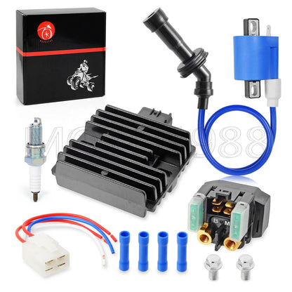 Ignition Coil Rectifier Starter Relay for Yamaha Grizzly 660 YFM660F (2002–2008)