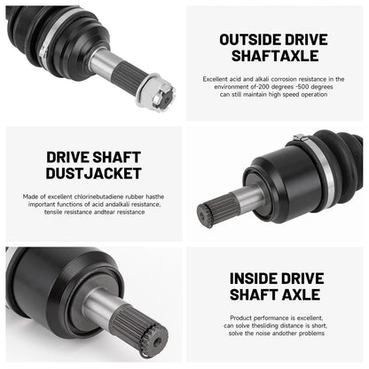 2Pcs Front CV Axle Shaft 44220-HR3-W51 for Honda Rancher 420 (2007–2023)
