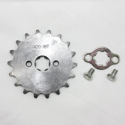 18T 17mm Front Sprocket for PIT TRAIL QUAD DIRT BIKE ATV