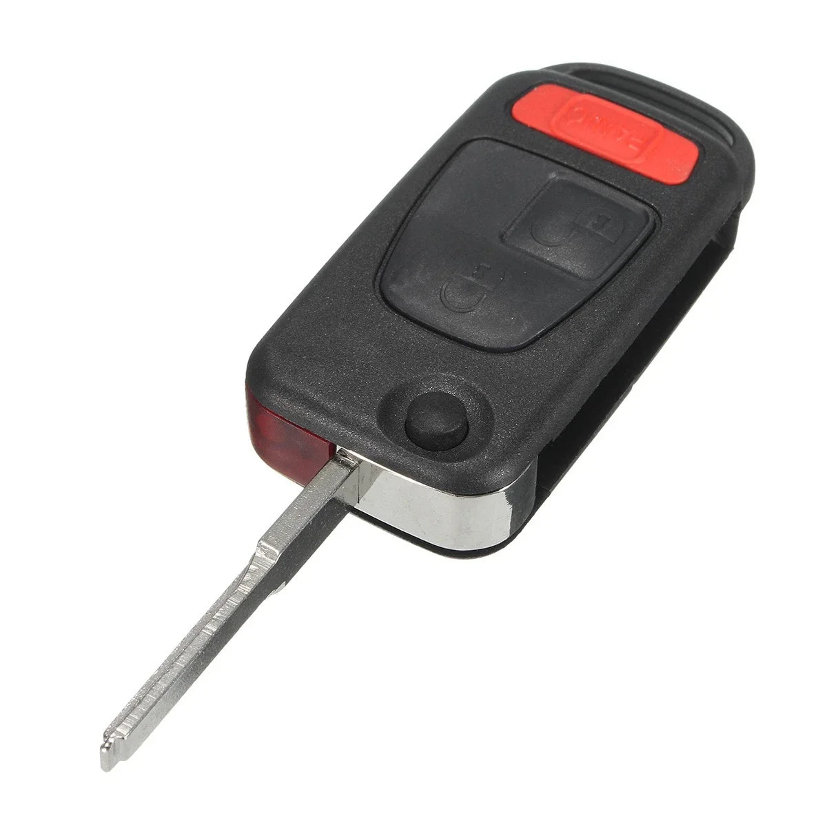 3 Buttons Remote Flip Key Fob Case for Chrysler Crossfire (2004–2008)
