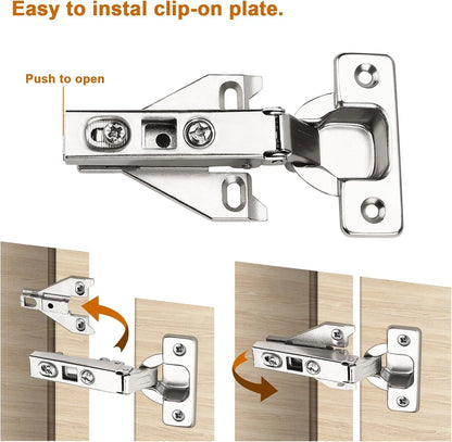 2X Kitchen Cabinet Hinges for Face Frame Cabinet (Concealed)