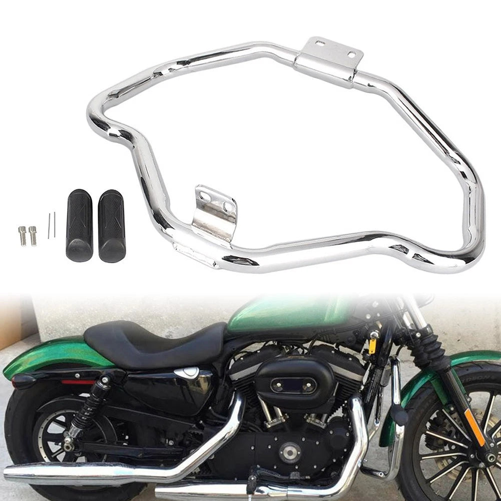 Chrome Highway Engine Crash Bar Protection for Harley Sportster XL1200 (2004–2016)