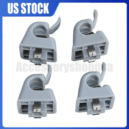 Set of 4 Sun Visor Shade Holder Clips for Mercedes E Class (W201 W123 W124) 12681000127101