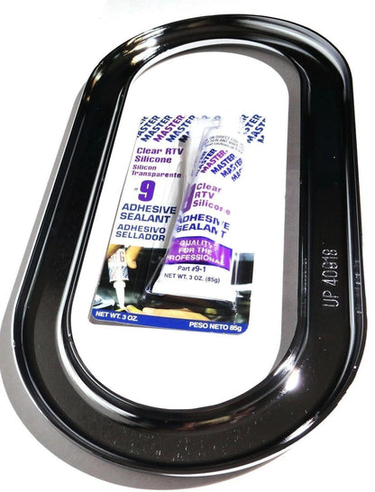 Oval Door View Window Trim for Peterbilt (UP#40918)