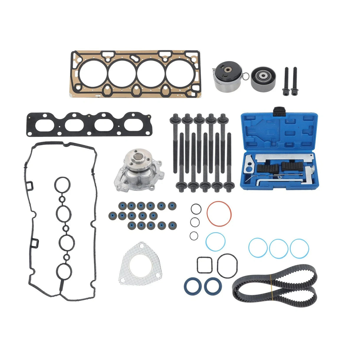Head Gasket Set with Water Pump and Timing Belt Kit for Chevrolet Sonic Cruze (2011–2016)