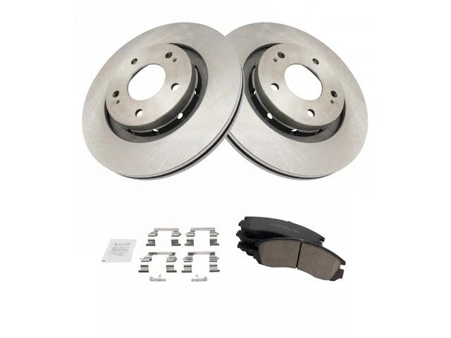 Brake Pad and Rotor Kit for Mitsubishi Outlander (2005–2006) 18477KQJB