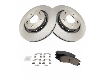 Brake Pad and Rotor Kit for Mitsubishi Outlander (2005–2006) 18477KQJB
