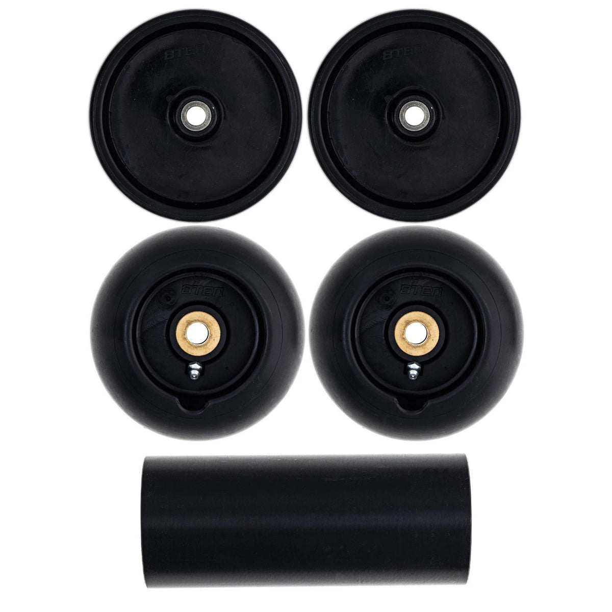 Deck Wheel Roller Kit for Cub Cadet 318 44-Inch (734-3000, 731-3005)