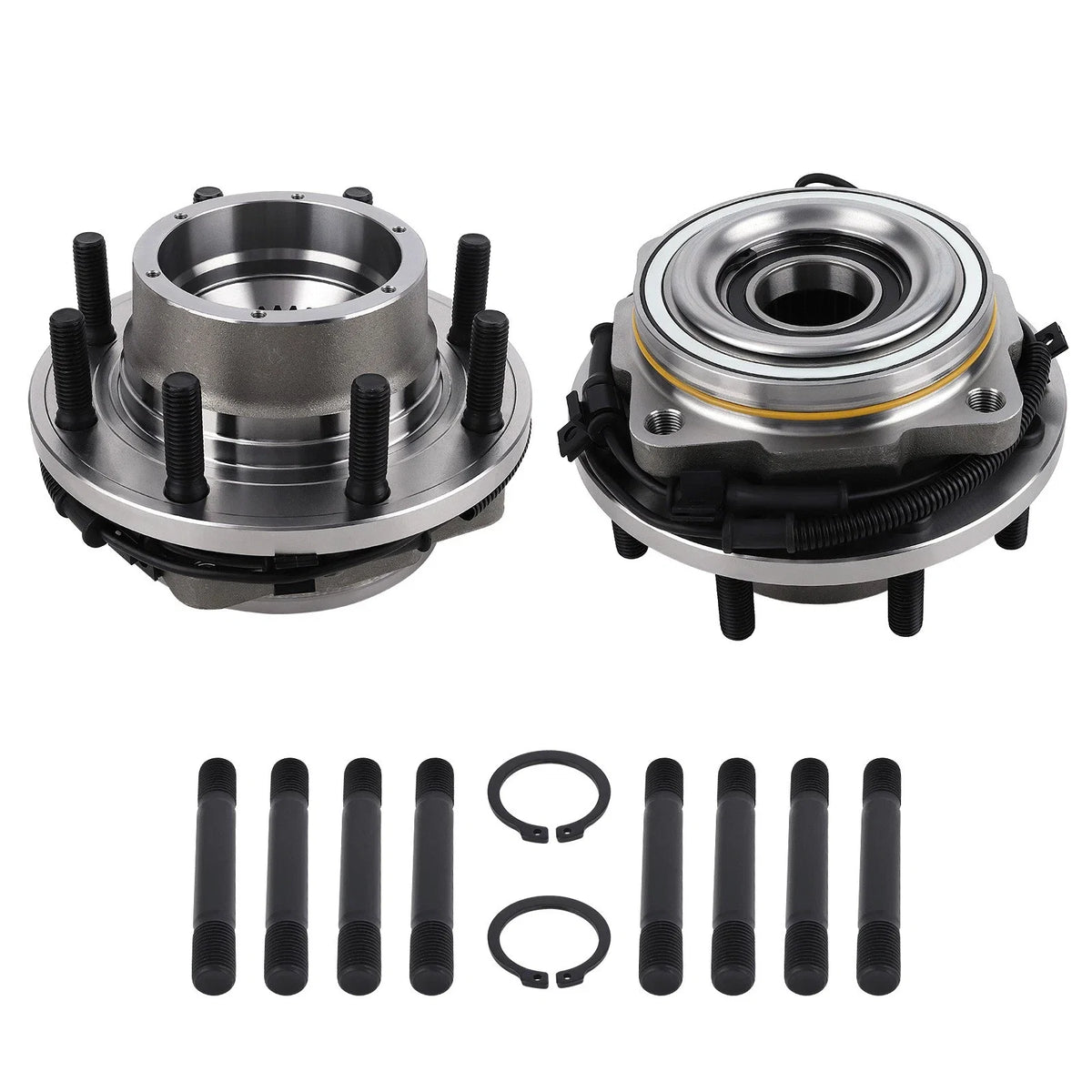 2X Front Wheel Hub and Bearing Assembly for Ford F-250 Super Duty (2011–2016)