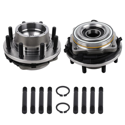 2X Front Wheel Hub and Bearing Assembly for Ford F-250 Super Duty (2011–2016)