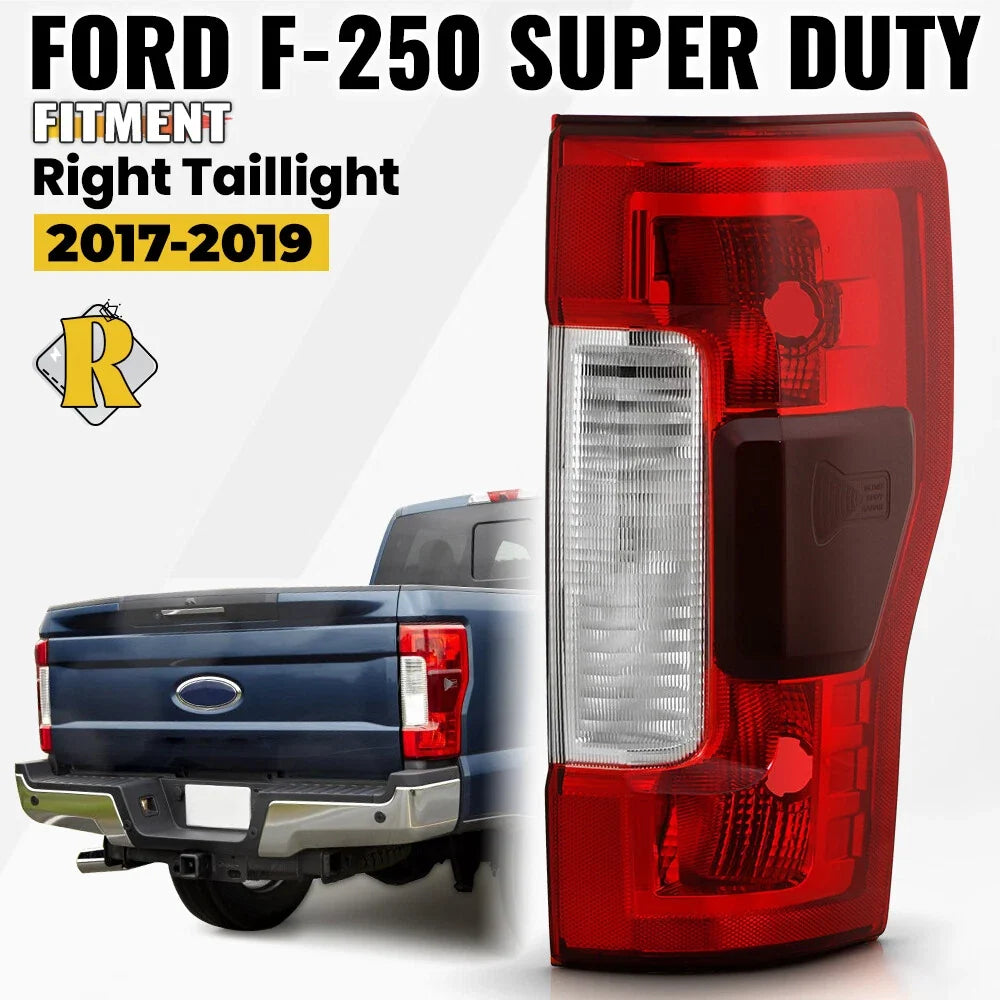Halogen Tail Light for Ford F-250 Super Duty (2017–2019) w/BLIS Passenger Right