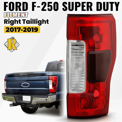 Halogen Tail Light for Ford F-250 Super Duty (2017–2019) w/BLIS Passenger Right