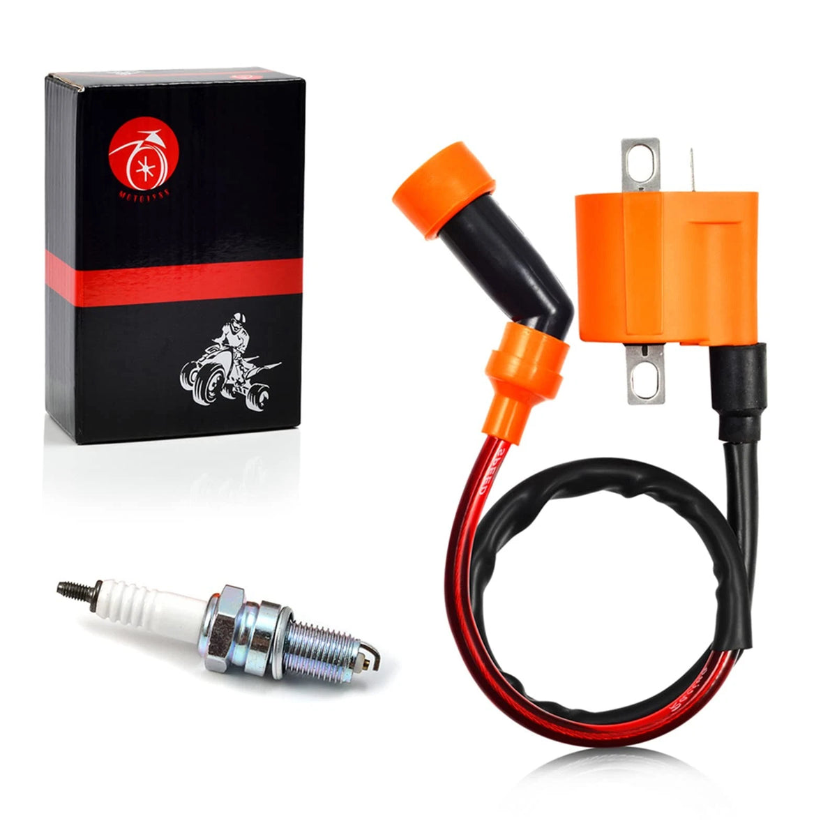 Ignition Coil Pack & Spark Plug for Yamaha Warrior Raptor 350