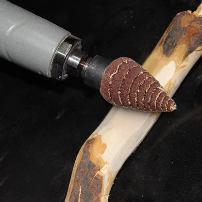 Sanding Head Polishing Tool Tapered Cone Grinding Head for Automotive