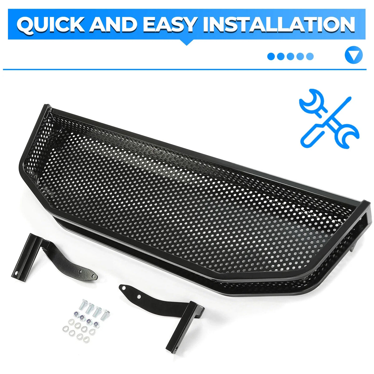 Front Clay Basket Storage Cargo for EZGO RXV Golf Cart (2008–Present)