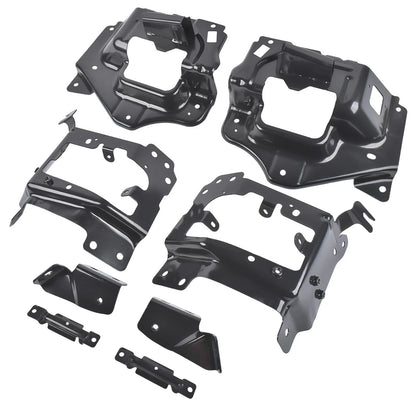 Set of 8 Front Bumper Support Brackets for Chevy Silverado 1500 (2014–2015)