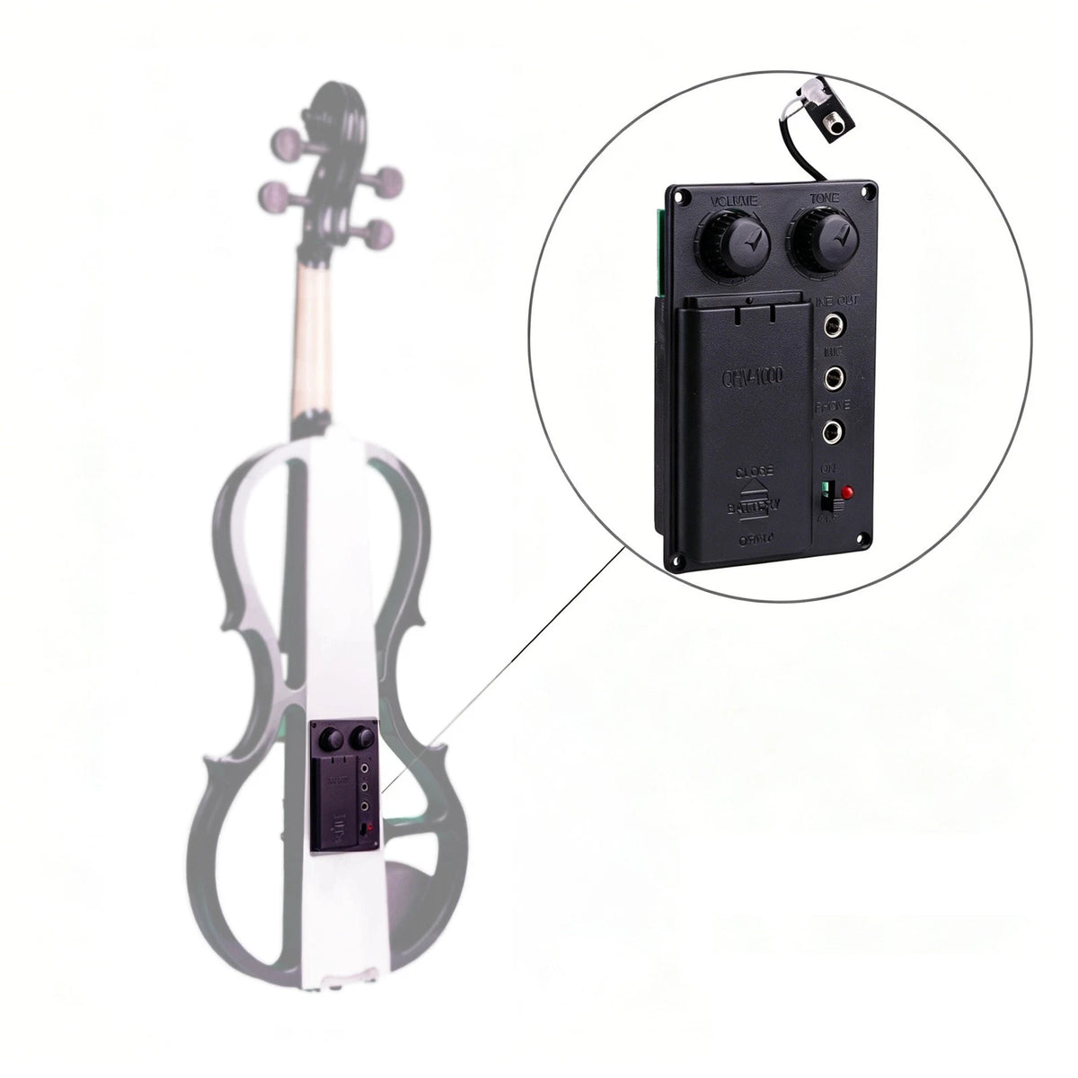 Electric Violin Pickup Microphone Preamp for Beginners
