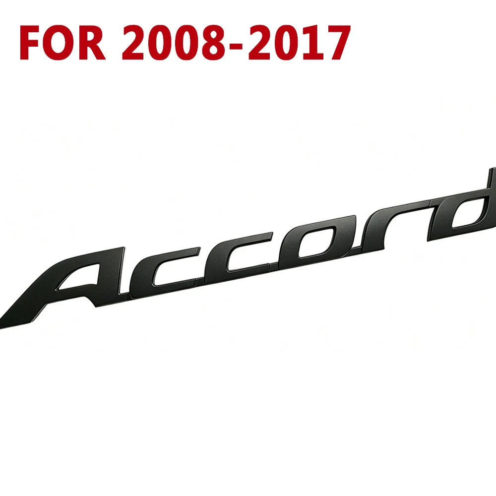 Matte Black Rear Trunk Lid Emblem for Accord (2008–2017) 75722-T2A-A01, 75722-TA0-A01