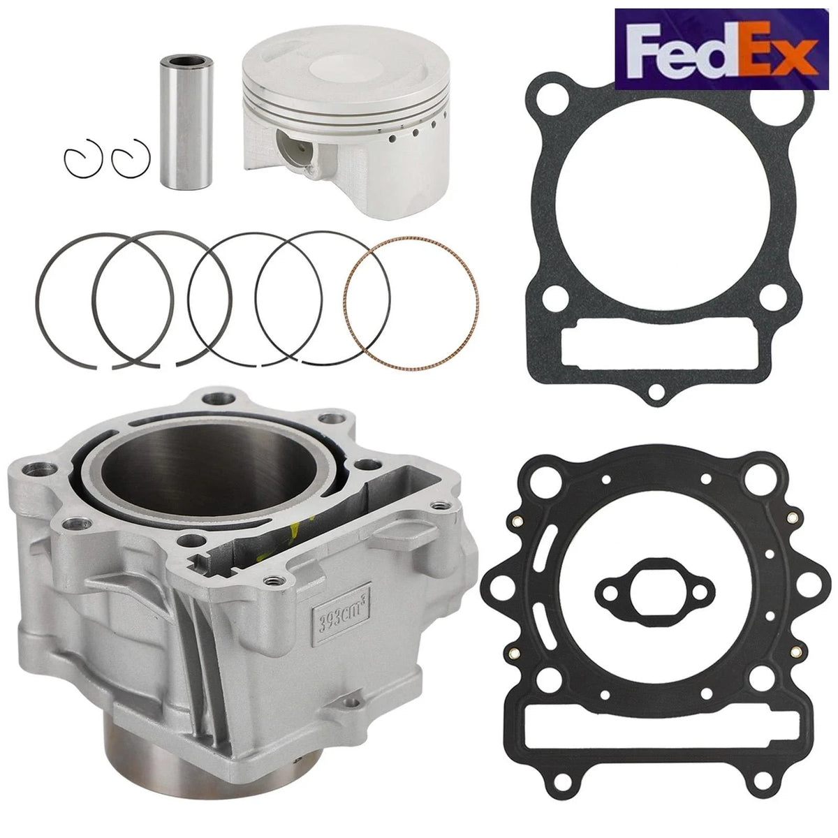 Top End Kit with Cylinder Piston for HiSun UTV ATV 400