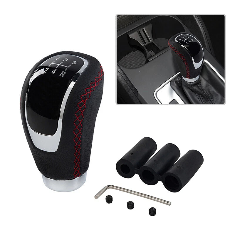 Leather Manual Transmission Gear Shift Knob for Universal Fit (2000–2023)