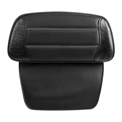 Black Passenger Razor Chopped Backrest Pad for Harley Road Glide (2014–2023)