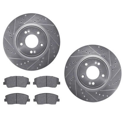 Rotor Set with Brake Pads for Genesis G70 (2019–2023) ALX-PAU-DF-7512-21049-CLA2