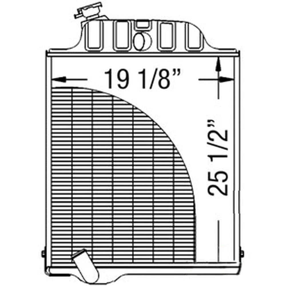 Radiator for John Deere JD Tractor RE21894 (4040)