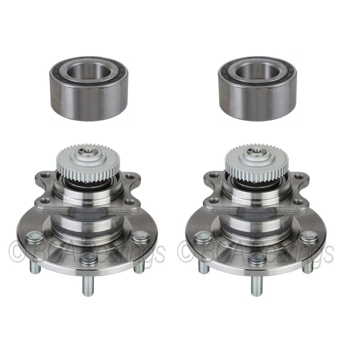 NTN Wheel Bearings & Rear Hub Assemblies Kit for Kia Rondo (2007–2010)